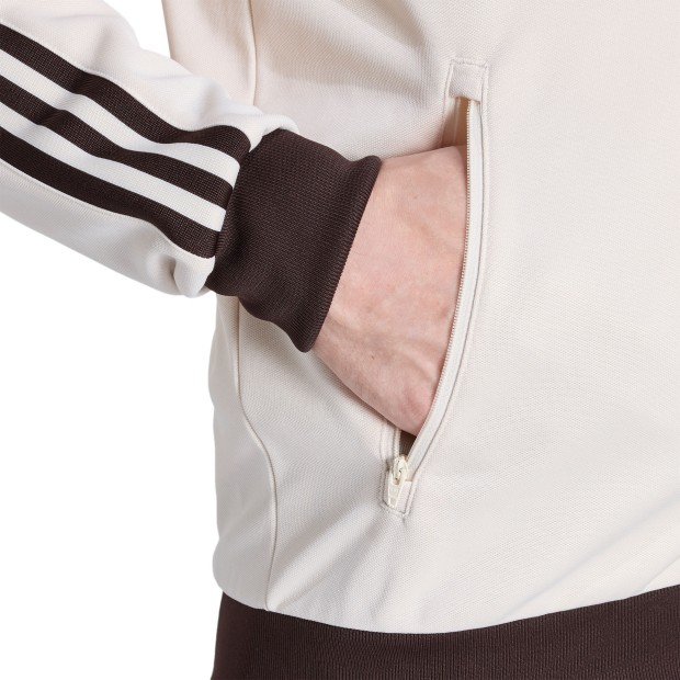 adidas Originals Casaco Beckenbauer Wonder White / Aurora Coffee