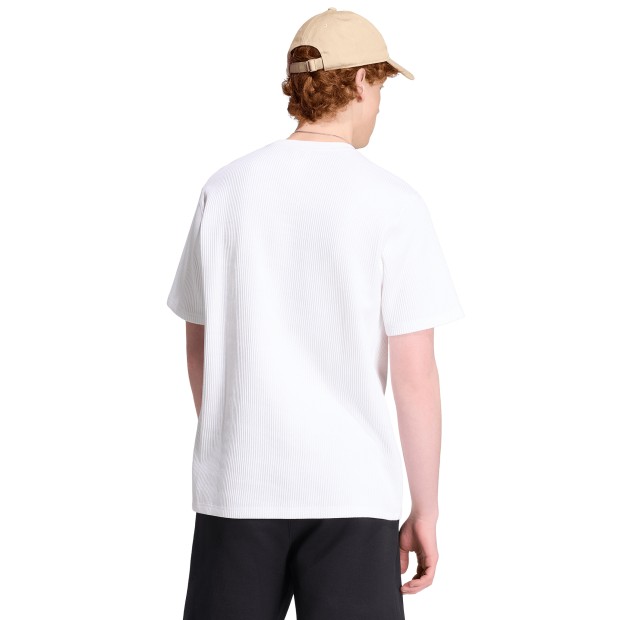 adidas Originals T-shirt Trefoil Essentials Waffle White