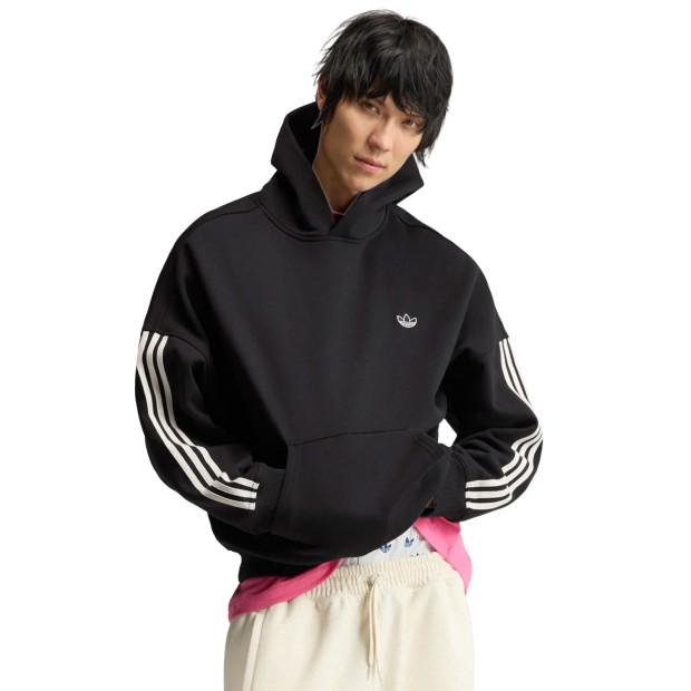 adidas Originals Sweat Adisignature 3 Stripes Black / Off White