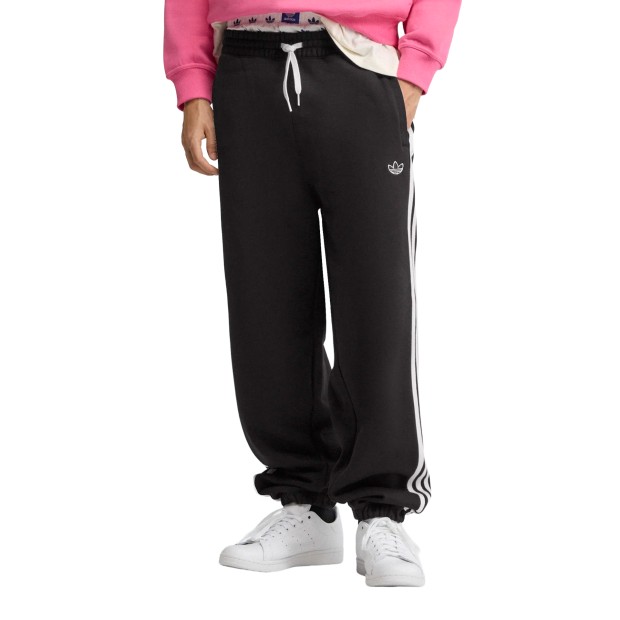 adidas Originals Calça Adisignature 3 Stripes Black / Off White